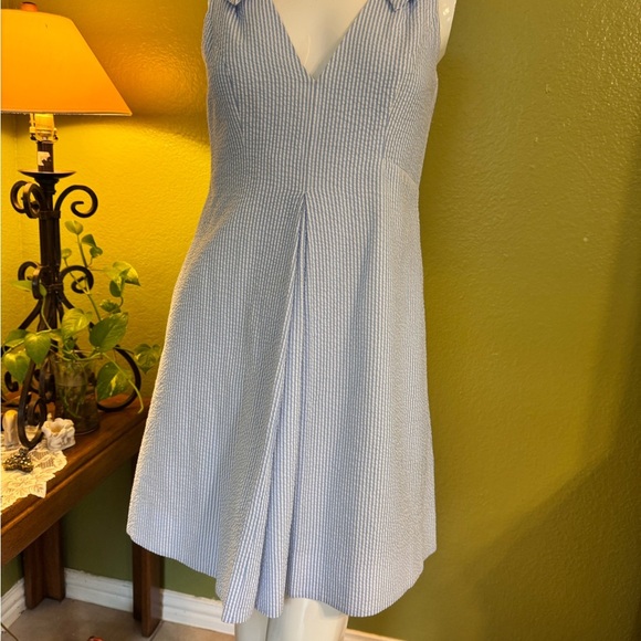 1901 Light Blue and White dress - Picture 1 of 13